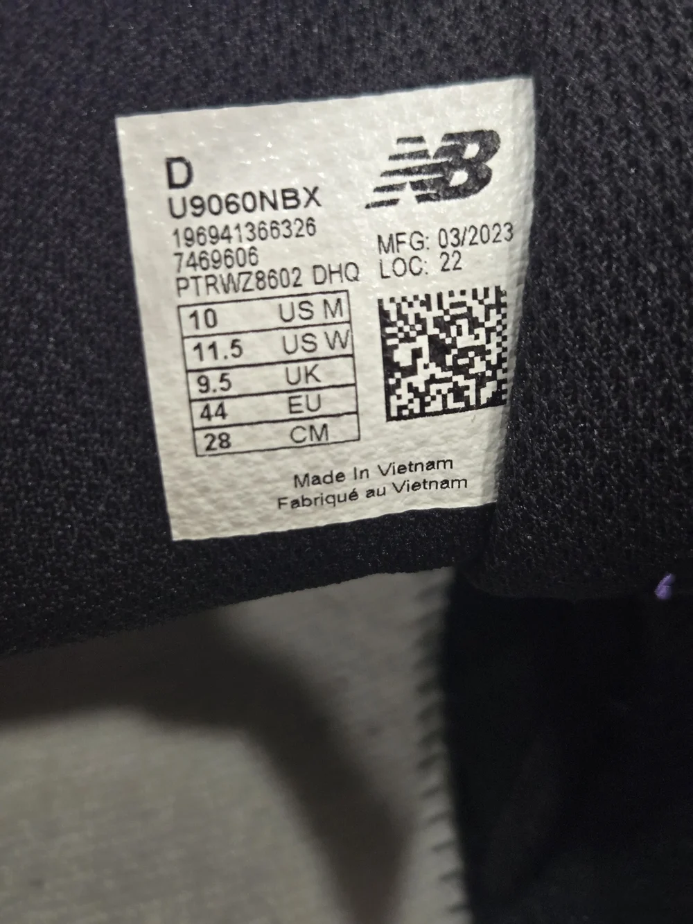 New Balance 9060 Prism Purple Men's Size 10 Causal Shoes Sneakers